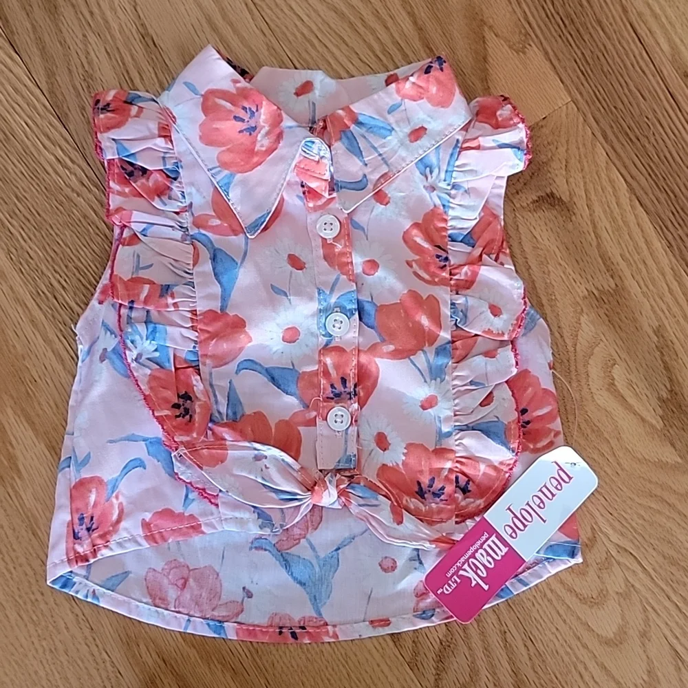 Penelope Mack Infant Girl 2 Piece Short Set